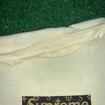 2000 Supreme LV Monogram Black Box Logo Tee