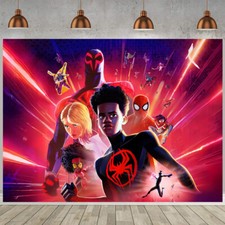 Spider Man Party Supplies Party Decorations Backdrop Banner Birthday Gift