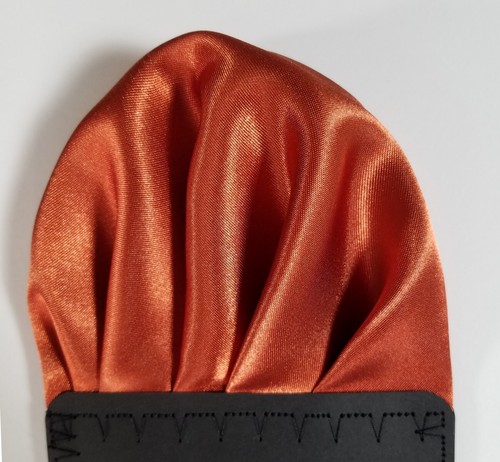 NEW - Men's Pre-Folded Satin Pocket Square Insert - More Colors - Picture 73 of 160