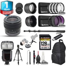 Sony FE 28-60mm f/4-5.6 Lens - 22pc 128GB Ultimate Kit 1 Yr Warranty