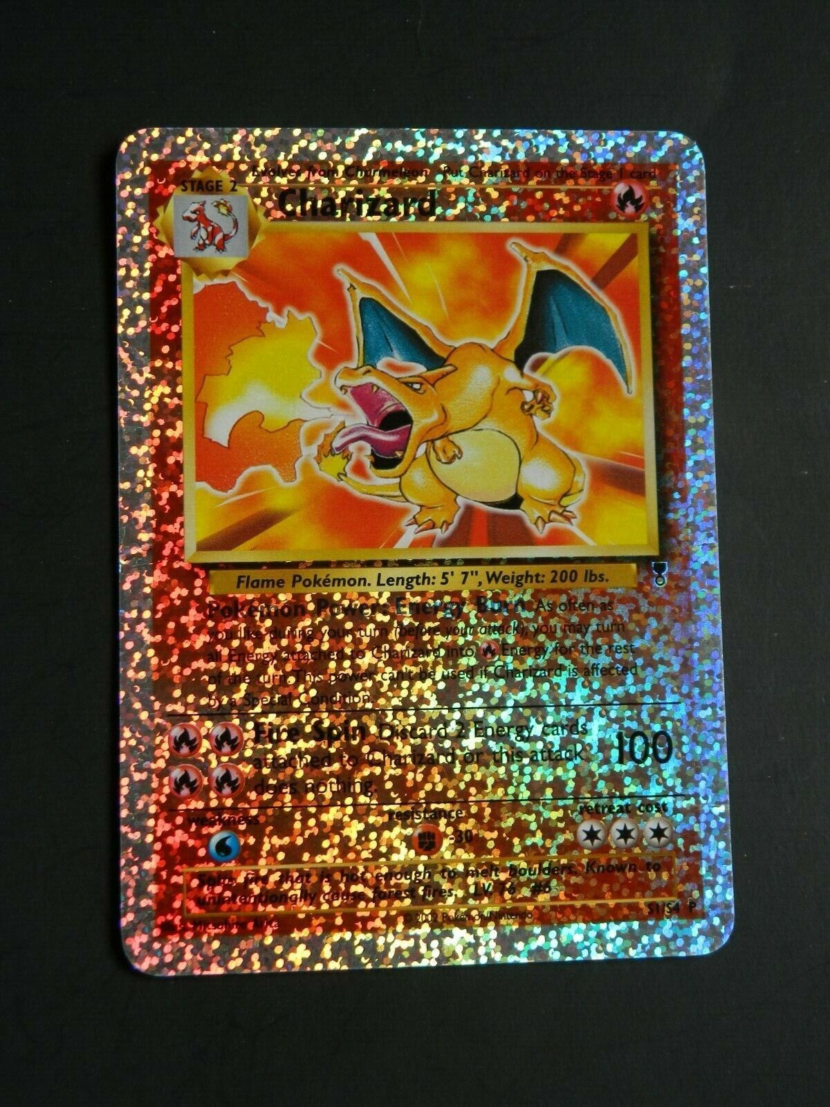 Pokemon CHARIZARD S1/S4 - LEGENDARY COLLECTION BOX TOPPER PROMO - (EX)