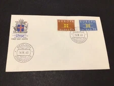 Iceland 1963 Europa first day cover Ref 60355