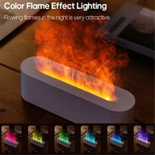 Aroma Air Humidifier Mute 3D Flame Air Humidifier Flame Essential Oil Diffuser