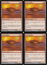 MTG 2011 SLASH PANTHER - ARTIFACT CREATURE CAT, NM MAGIC CARD x4 copies UNCOMMON