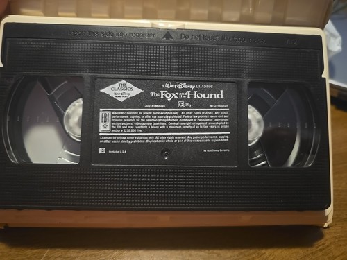 Disney The Fox & the Hound VHS Video Tape Black Diamond Classics Clamshell Case - Picture 9 of 9
