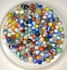 Marbles Lot 146 Akro Peltier Christensen WV Swirls Patch Corkscrew See Video VTG