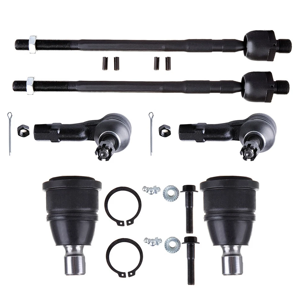 For 1993-1997 Frod Probe Mazda MX-6 4x Inner Outer Tie Rods 2x Lower Ball Joints - Image 2 of 4