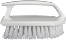 Scrub Brush/Curved Plastic Handle (040027)