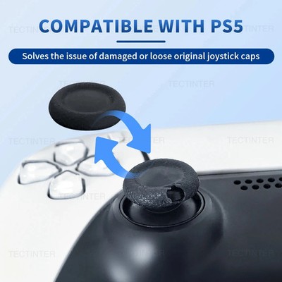 2/6/10PCS Joystick Ersatz Kappen für PS5/4 Controller Thumbstick Grip Abdeckung