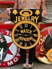 Vintage Style Metal Sign Jewelry Watch Repair NOT Porcelain 22x16 Made USA