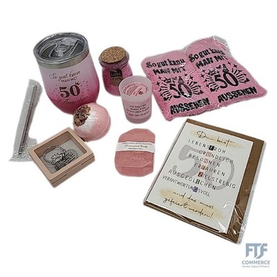 Giftota 50 Geburtstag Frau, Geschenke für Frauen Geburtstagsgeschenk für Frauen 