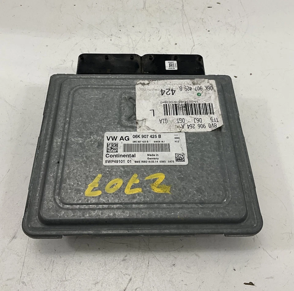 Módulo de controle de motor Audi A3 2015 06K907425B fabricante de equipamento original - Imagem 2 de 4