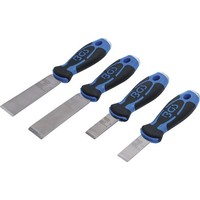 Bgs Universal Schaber Satz, Dichtungsschaber Mit Schlagkappe, Edelstahl 4-Teilig