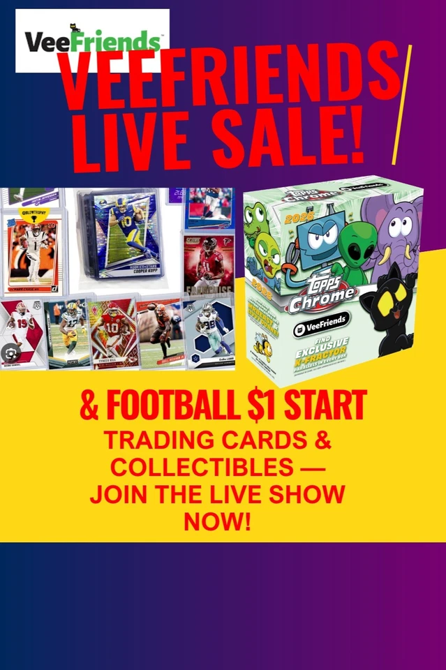 VeeFriends Live Sale Trading Cards & Football