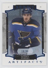 2015-16 Artifacts Rookies Sapphire 18/85 Robby Fabbri (2015-16 SPx Update) 0o05
