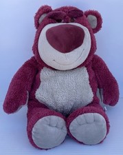 Disney Store Lotso Huggin Bear Plush 15" Long.Strawberry Scent ,Toy Story