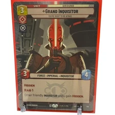 Grand Inquisitor Star Wars Unlimited LOF Hyperspace Non-Foil 396/264 NM