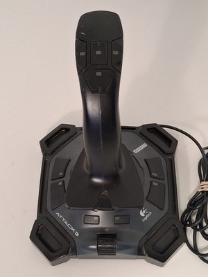 Logitech Attack 3 Gaming Joystick PC Mac USB ATK3 Flight Stick Controller