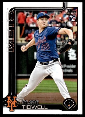 2025 Topps Update Base #US22 Blade Tidwell RC New York Mets