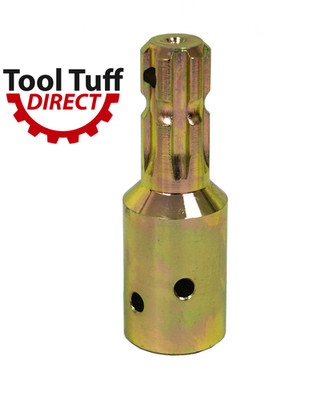 PTO Reducer / adaptor 1-3/8'' x 6 Spline Female end, 1-1/8'' x 6 Spline Male End