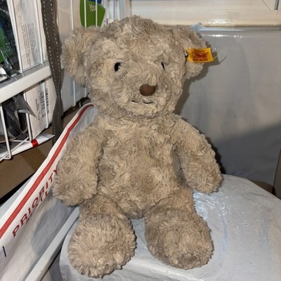 Steiff KNOPF IM OHR Honey Teddy Bear Plush Toy 113420 Tan Super Soft Lovey