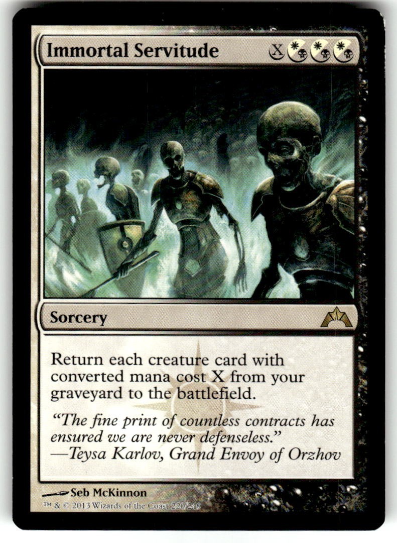 MTG Magic the Gathering Immortal Servitude (220/257) Gatecrash LP