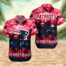 New England Patriots Palm Trees Sunset Hawaiian, Gift For Fans, Gift For Friends