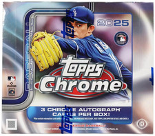 2025 Topps Chrome Baseball Jumbo Hobby PYT Box Break #922 - 3 AUTO BREAK!