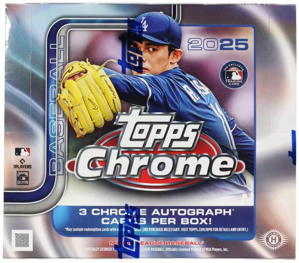 2025 Topps Chrome Baseball Jumbo Hobby PYT Box Break #788 - 3 Auto Break!