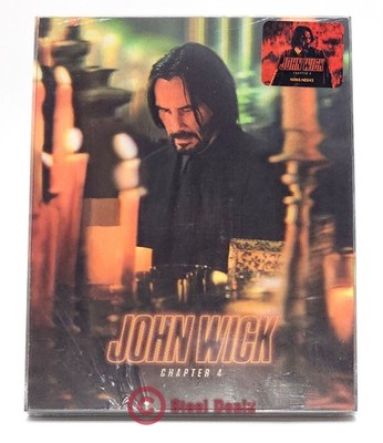 JOHN WICK CHAPTER 4  Blu-ray STEELBOOK [NOVAMEDIA] LENTICULAR O-RING