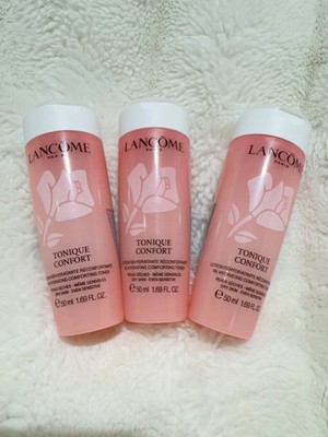 Lot of 3 Lancome Tonique Confort Re-Hydrating Comforting Toner Travel size bottl