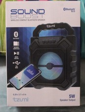 Tzumi SoundBoost Wireless Compact Bluetooth 5.0 Speaker 5W - NIB