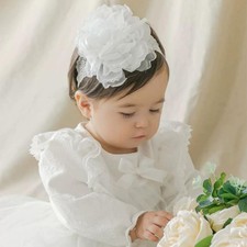 Lace Big Bow Baby Girls Headband Floral Hair Band Toddlers Newborn Style 3