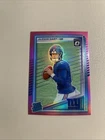 2025 Panini Donruss -Rated Rookie Jaxson Dart #400 Optic Preview Pink Prizm (RC)