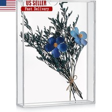 Acrylic Shadow Box Display Case Memory Box Photos Keepsakes  Trinkets New