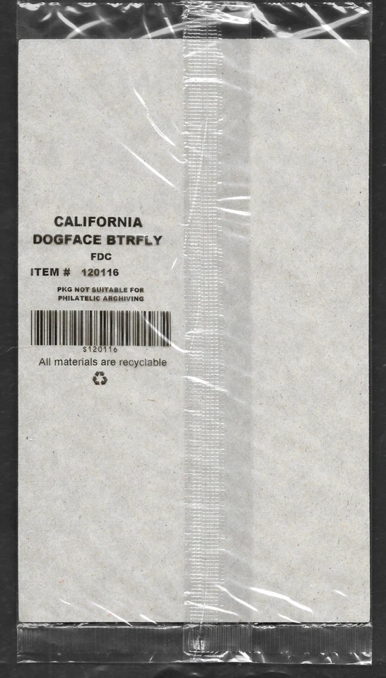 BUTTERFLY CALIFORNIA DOGFACE US #5346 NON-MACHINABLE RATE FOREVER STAMP DCP FDC - Image 3 of 4