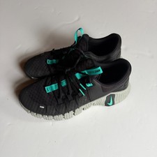 NIKE Free Metcon 5 Black/ Jade Training Shoes - Men' s Size 10.5 - DV3949-004