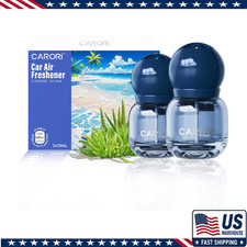 Cute Lightbulb-shaped Car Air Freshener 2 Pack Vent Clip Long Lastscent Ocean