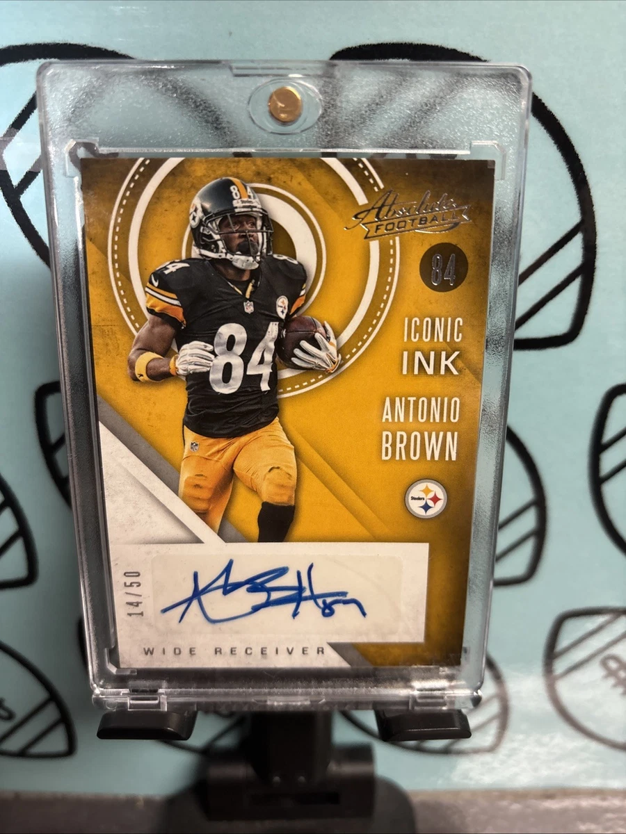 Football Antonio Brown Serial Numbered Sports Trading Card Singles