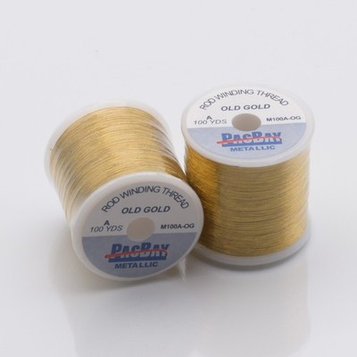 Pac Bay Metallic Thread - Multiple Colors - Size A - 100 YDS