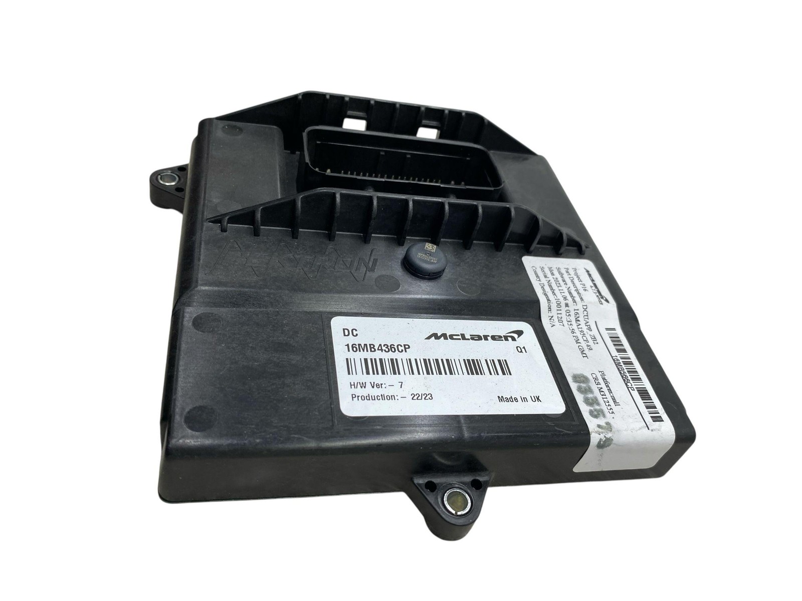 2024 MCLAREN ARTURA DCU DOMAIN CONTROL UNIT MODULE 16MB436CP 16MA195CP 16MB566CP