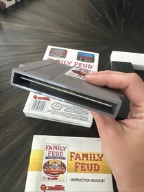 Nintento NES Game Family Feud CIB Complete In Box Near Mint See Pics