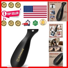 7.5'' Stainless Steel Shoe Horn for Effortless Wearing   Travel-Friendly Design