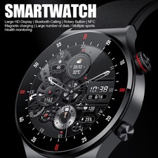 2025 Smart Watch Men Waterproof Smartwatch Bluetooth for iPhone Android Samsung  