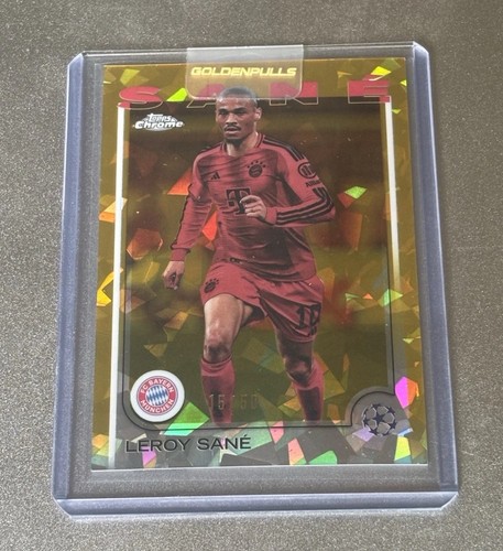 Leroy Sané 2024-25 Topps Chrome Sapphire UEFA Soccer Gold /50 #141