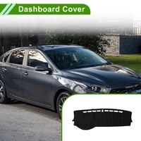 Dashboard-Abdeckung FüR Kia K3 2019 Ohne Hud Leder Schwarz 1 StüCk
