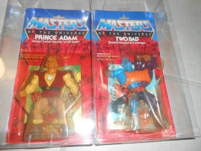 1983 He-man MOTU Prince Adam & Two Bad New Sealed *RARE*