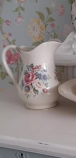 Jug Set Pair Vintage Ironstone