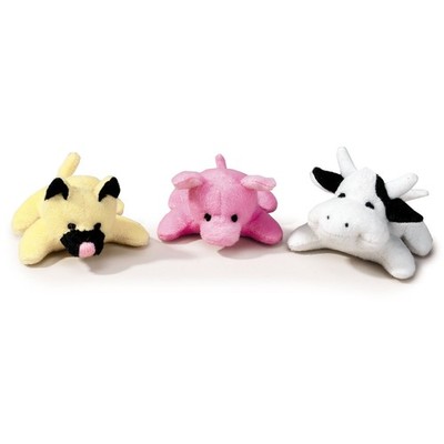 Zanies Bitty Buddy Miss Kitty Dog Toys, 3'' Kitty, white 