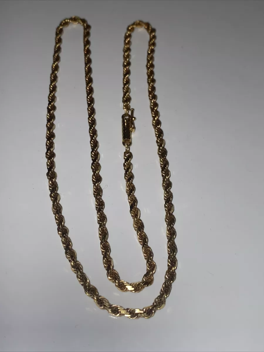 18 inch 14k solid gold chain outlet